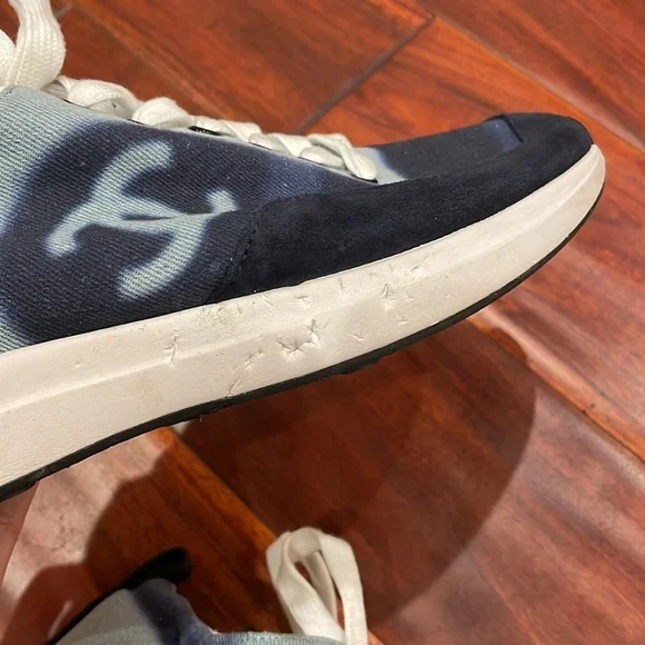CHANEL Navy and White Athletic Shoes - Picture 5 of 5